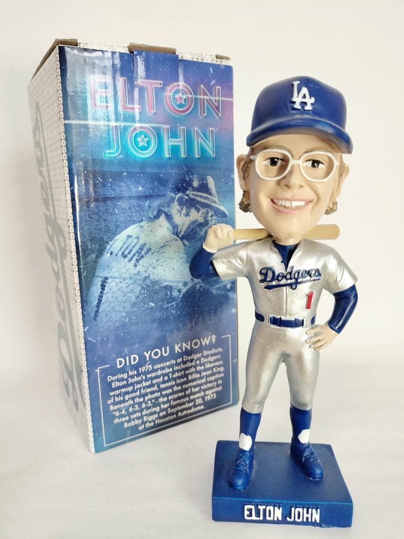 エルトン・ジョン／”1975・ドジャースタジアムライブ” ボブルヘッド人形