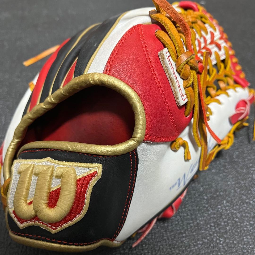 Wilson ワナビーヒーロー 軟式 野球 グローブ 赤/黒/白 160