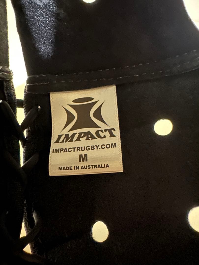 新品未使用品　IMPACT ヘッドギア　花柄 収納袋付き