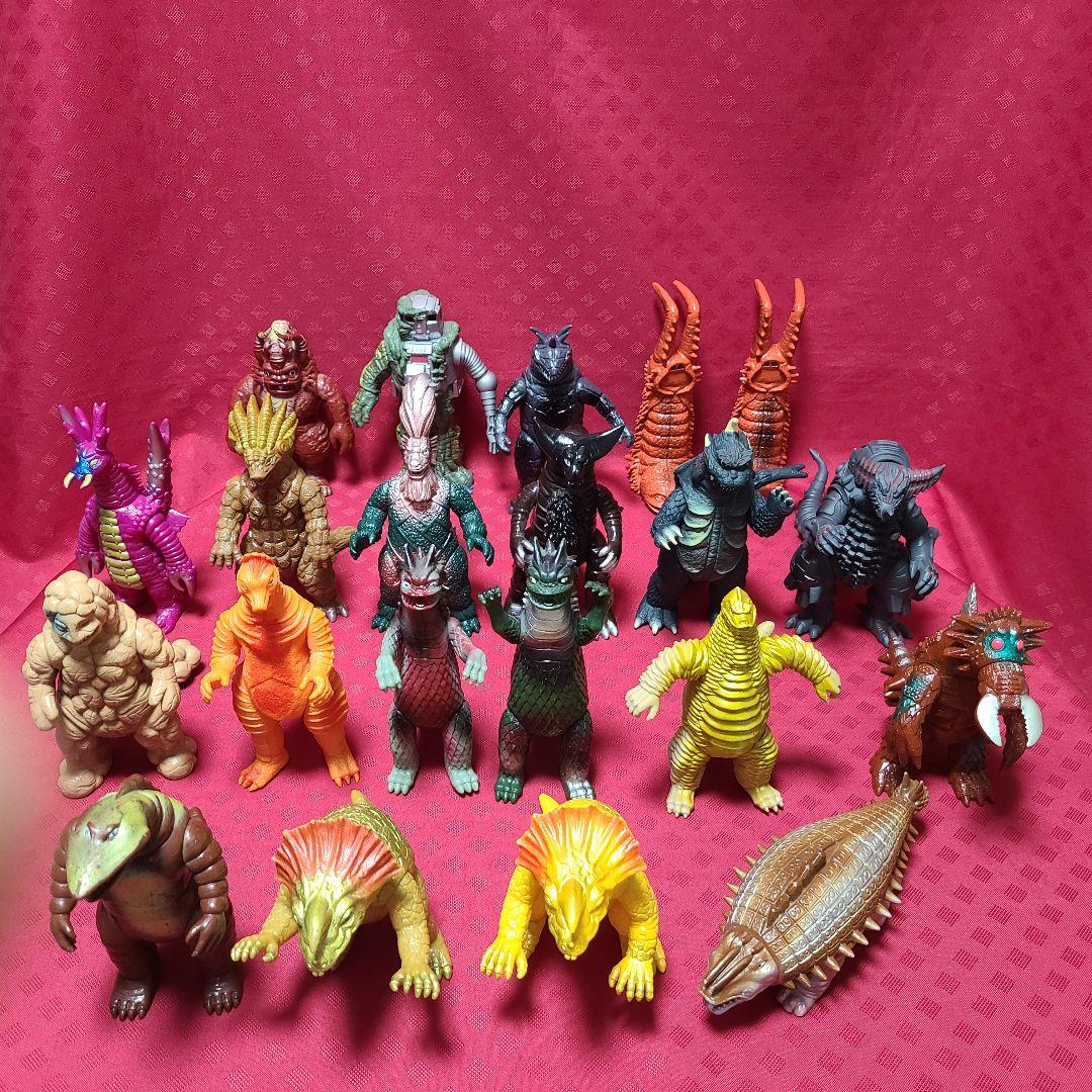 【ジャンク】 バンダイ ウルトラ怪獣 ソフビ 21体 セット まとめ売り