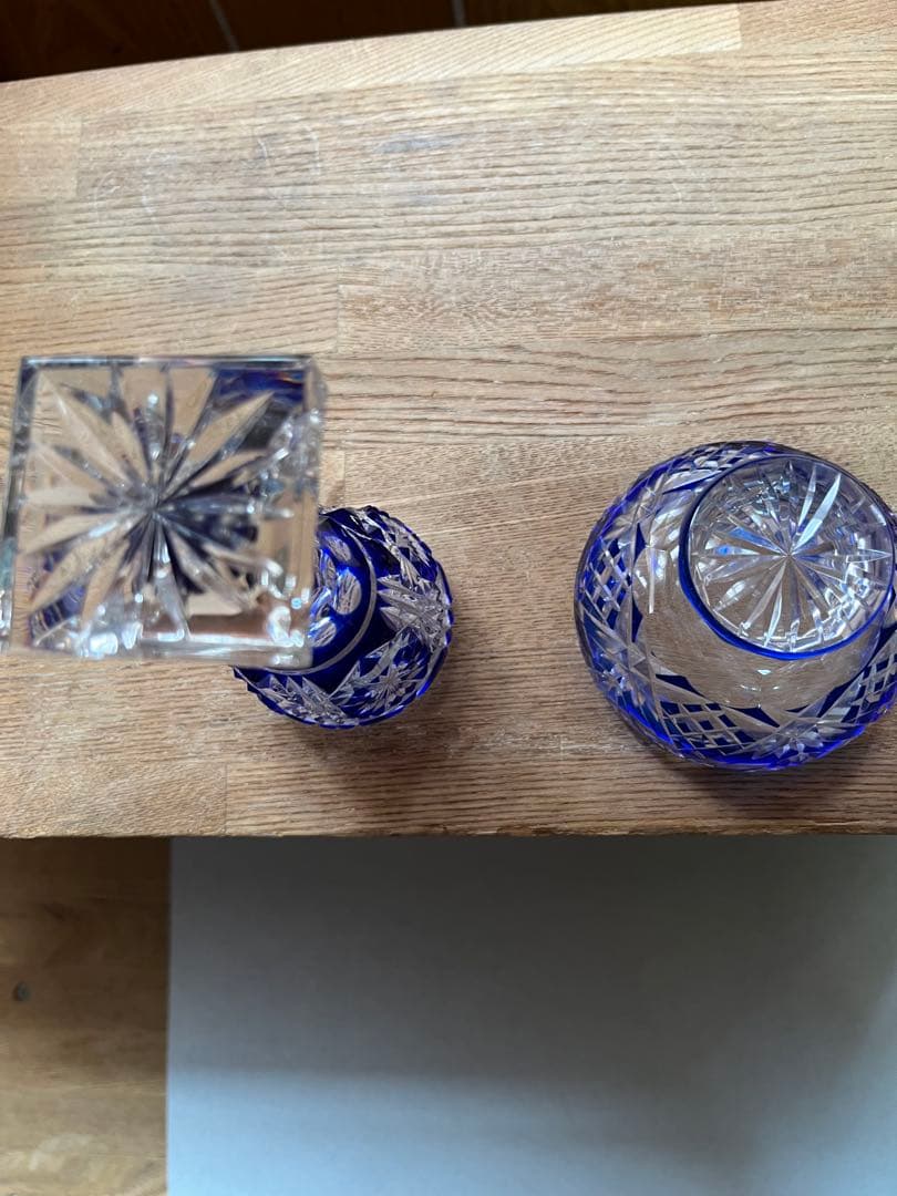 薩摩切子グラスセット　希少 箱無し　とにかく美品