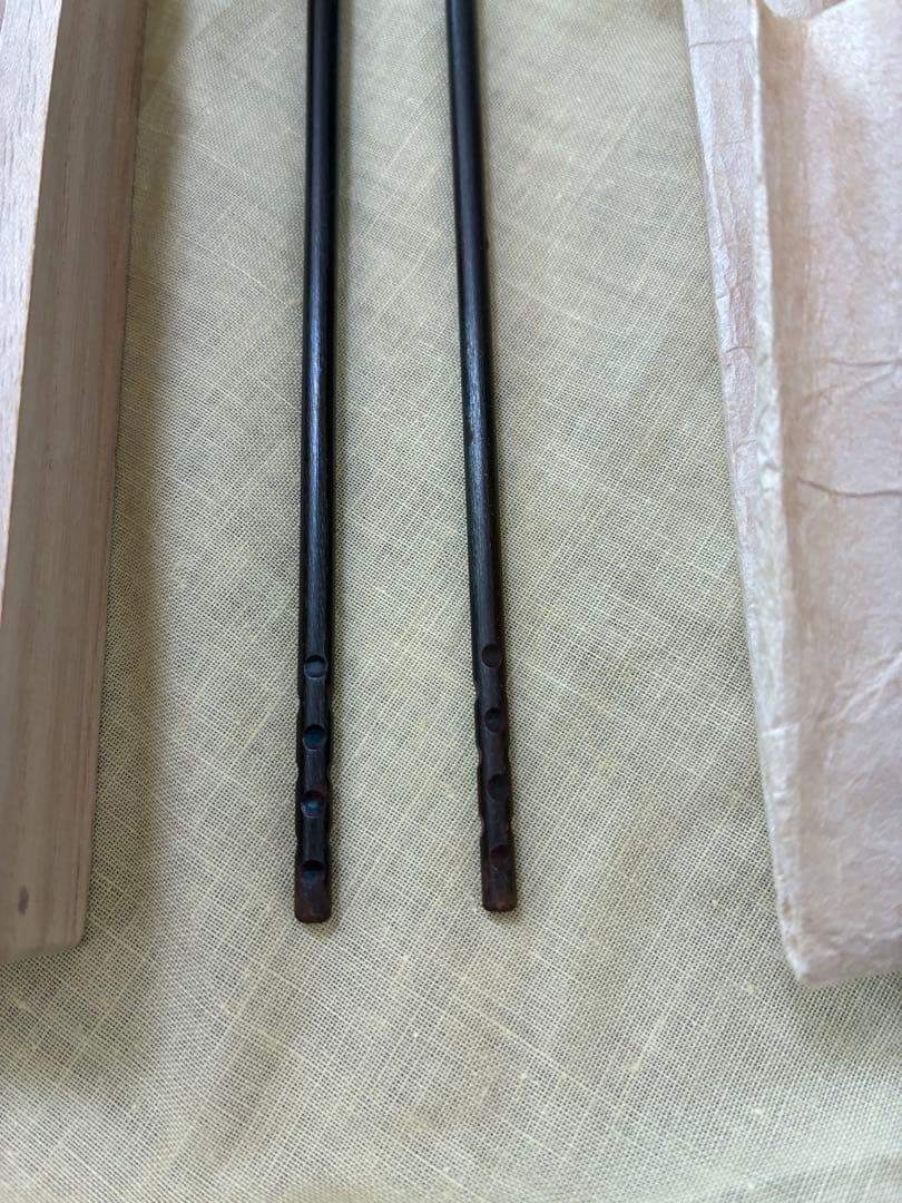 2/8迄値下げ中！　【新品 未使用】　宮崎寒雉　利休　火箸　茶道具