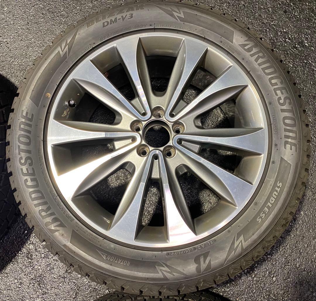 タイヤ・ホイール X166 8.5J+62 PCD112 DM-V3 275/50R20 113T