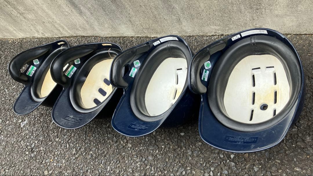 軟式用バッター用ヘルメット 9個セット 収納袋付き