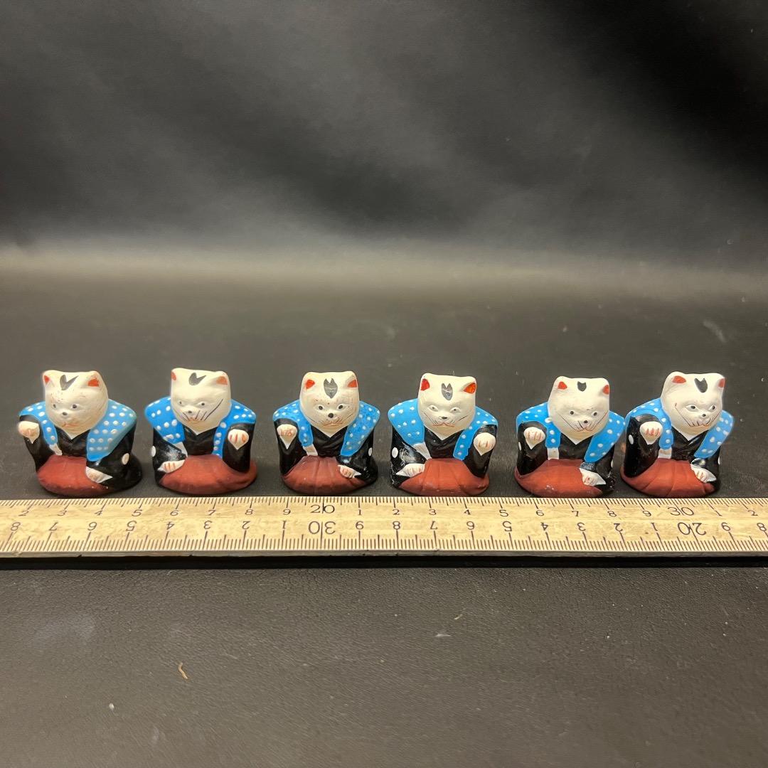 〇※後右1266 住吉大社 招福猫 42体 招き猫 木箱 ケース