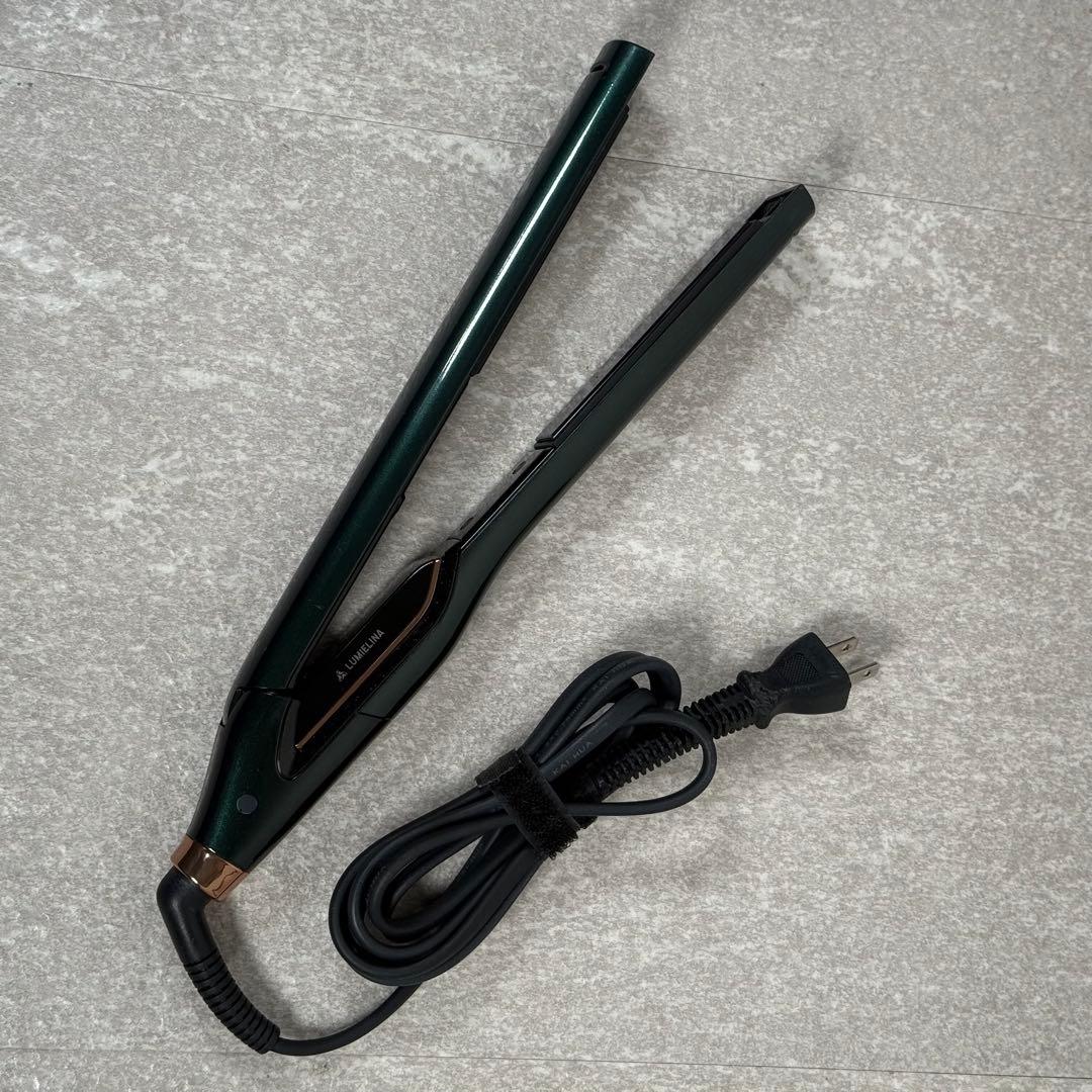 【即配送】動作保証 ヘアビューロン7DPlus ストレートヘアアイロン グリーン