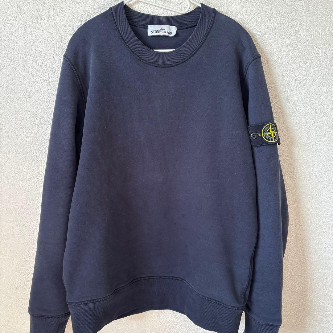 【美品❗️】stone  スウェットトレーナー　S ネイビー