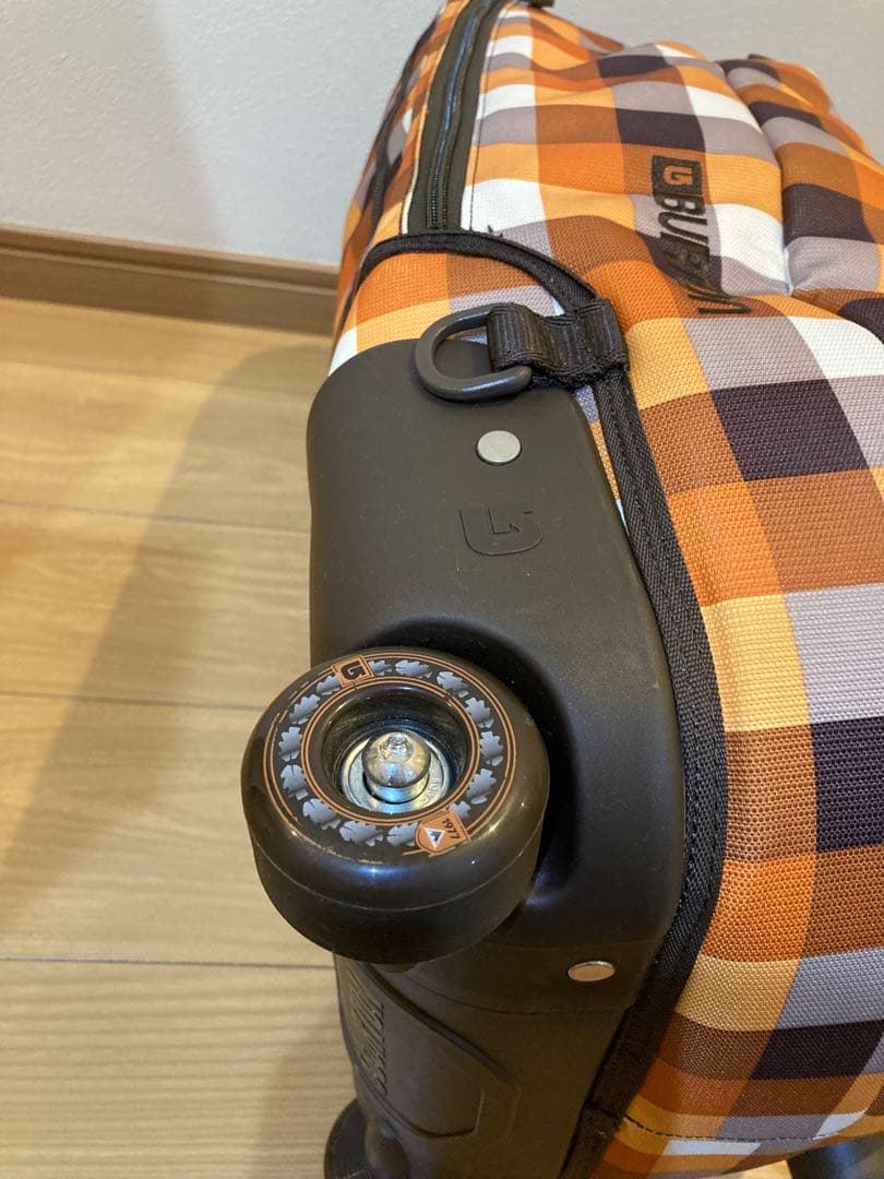 BURTON ローラーパックSS チェック柄 3wayキャリーバッグ　中古品