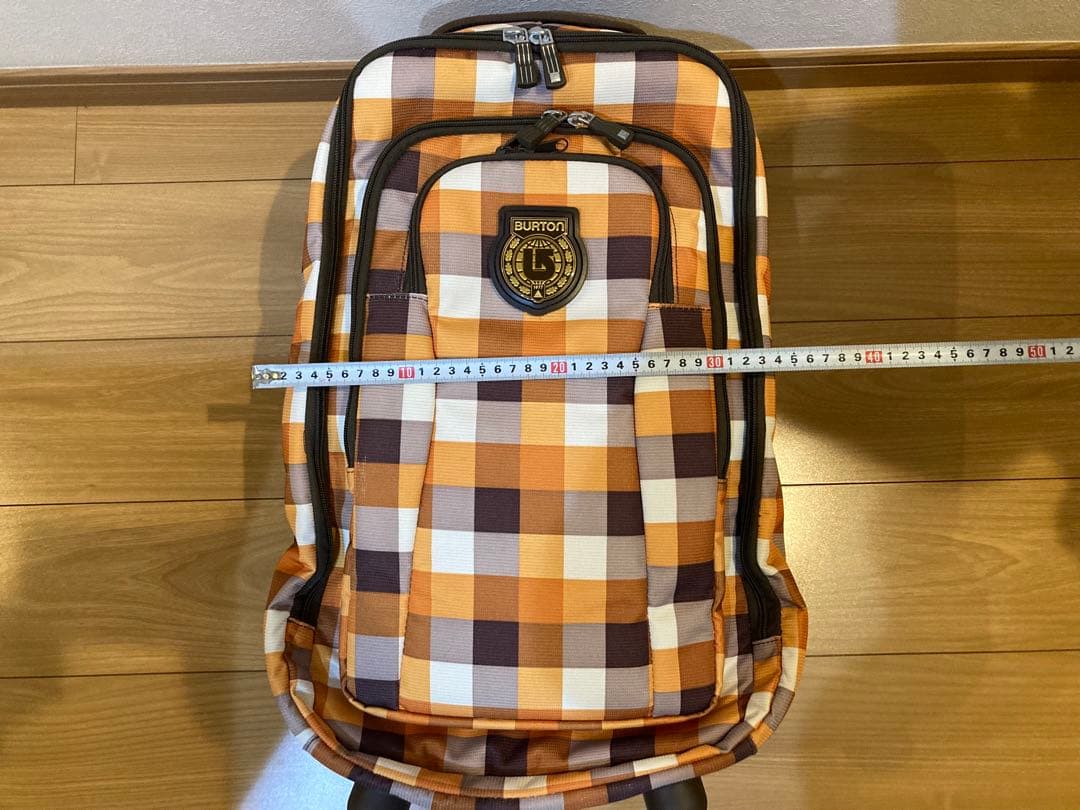 BURTON ローラーパックSS チェック柄 3wayキャリーバッグ　中古品