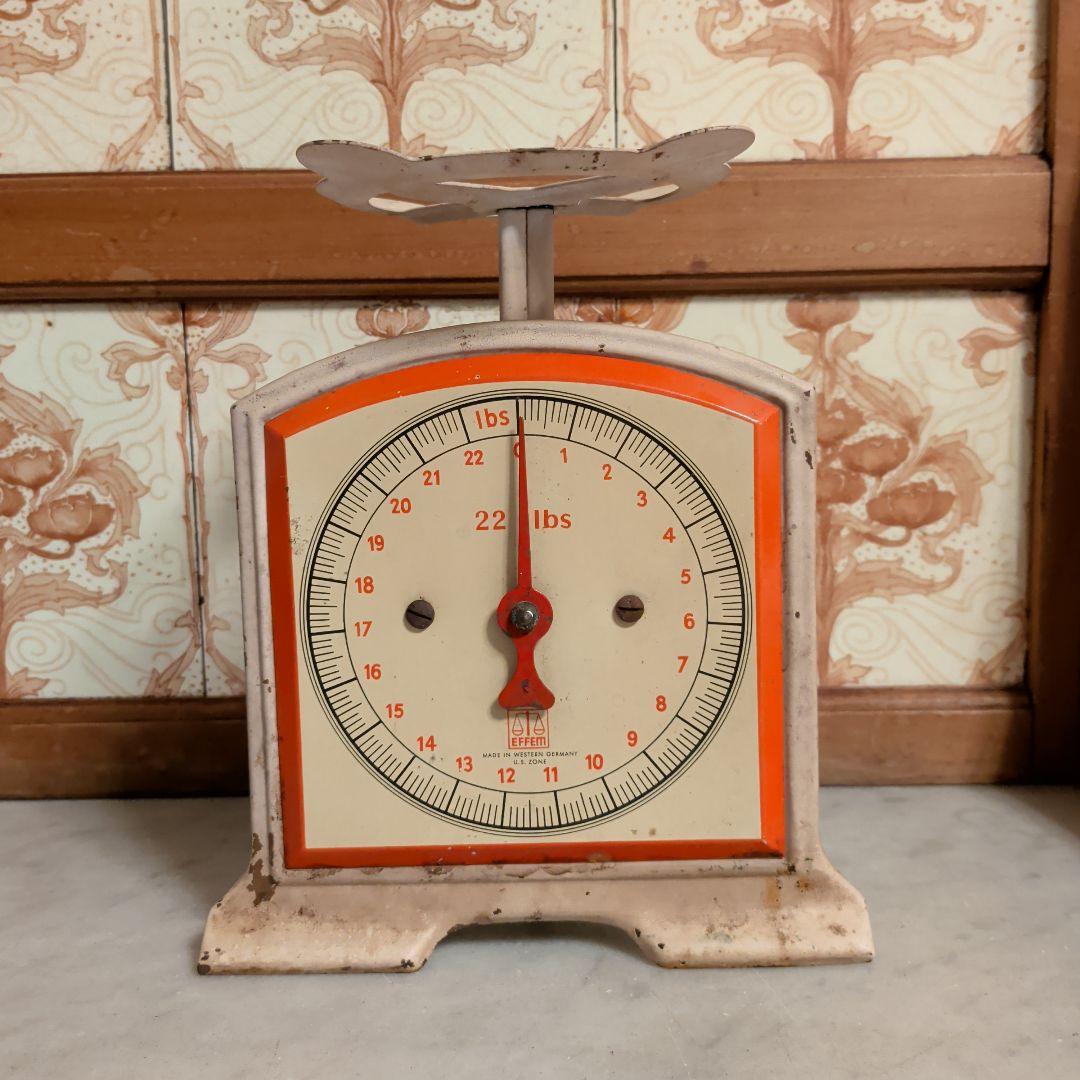 アナログスケール 22 lbs ドイツ製　ベージュ