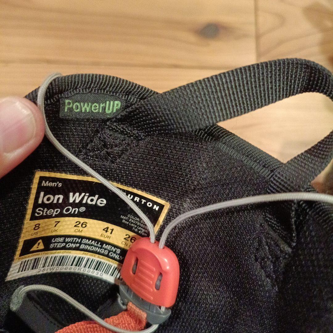 Burton Ion Wide Step On 26.0cm ゼネシス S