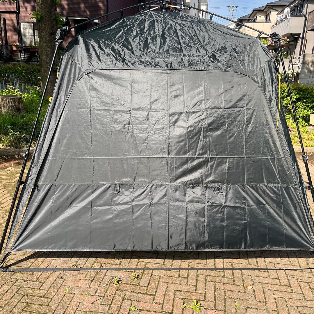 本日限定値下げ　クイックキャンプ ワンタッチタープ　サイドフラップ2枚付き