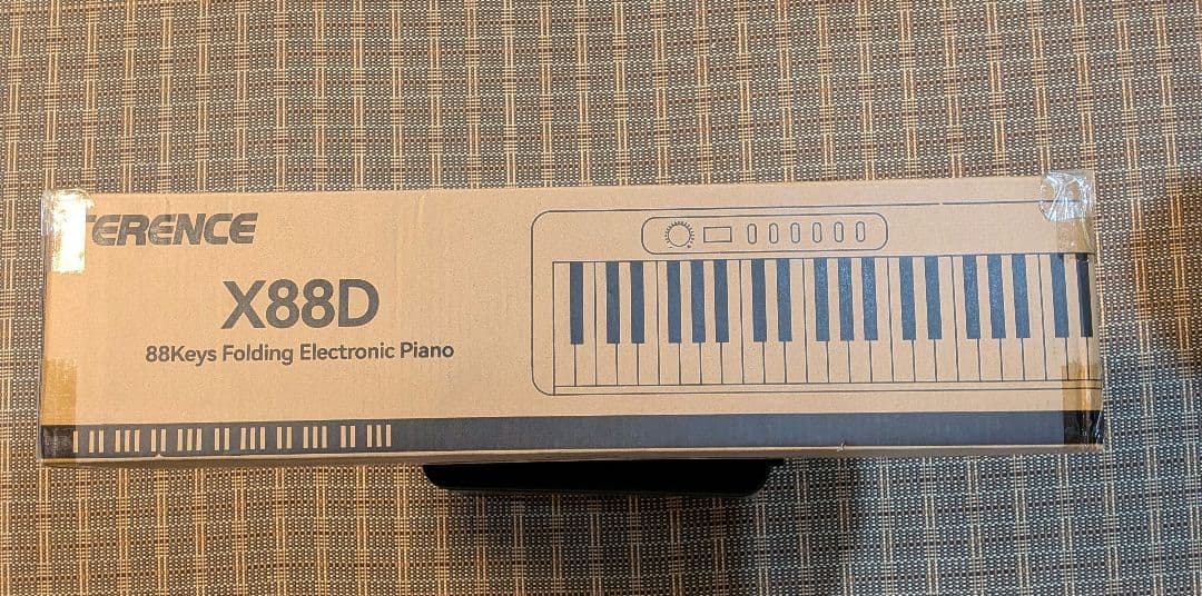 X88D 折り畳み式 デジタルピアノ88鍵盤 デュアルスピーカー電子ピアノ大容量