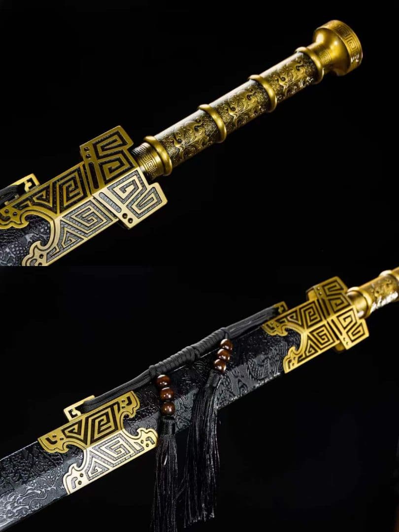 秦雲漢剣-高性能マンガン鋼 古兵器 武具　刀装具　日本刀　模造刀 居合刀