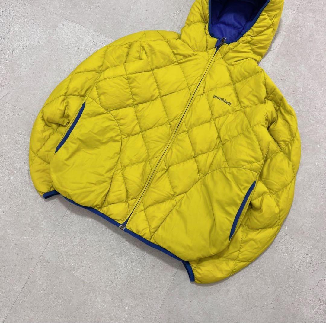 ジャケット・アウター mont-bell down jacket parka blue/yellow
