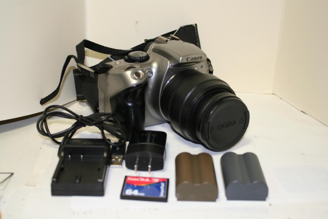 【動作確認済】キヤノン EOS Kiss デジタル+シグマ18-55㎜ （D6）