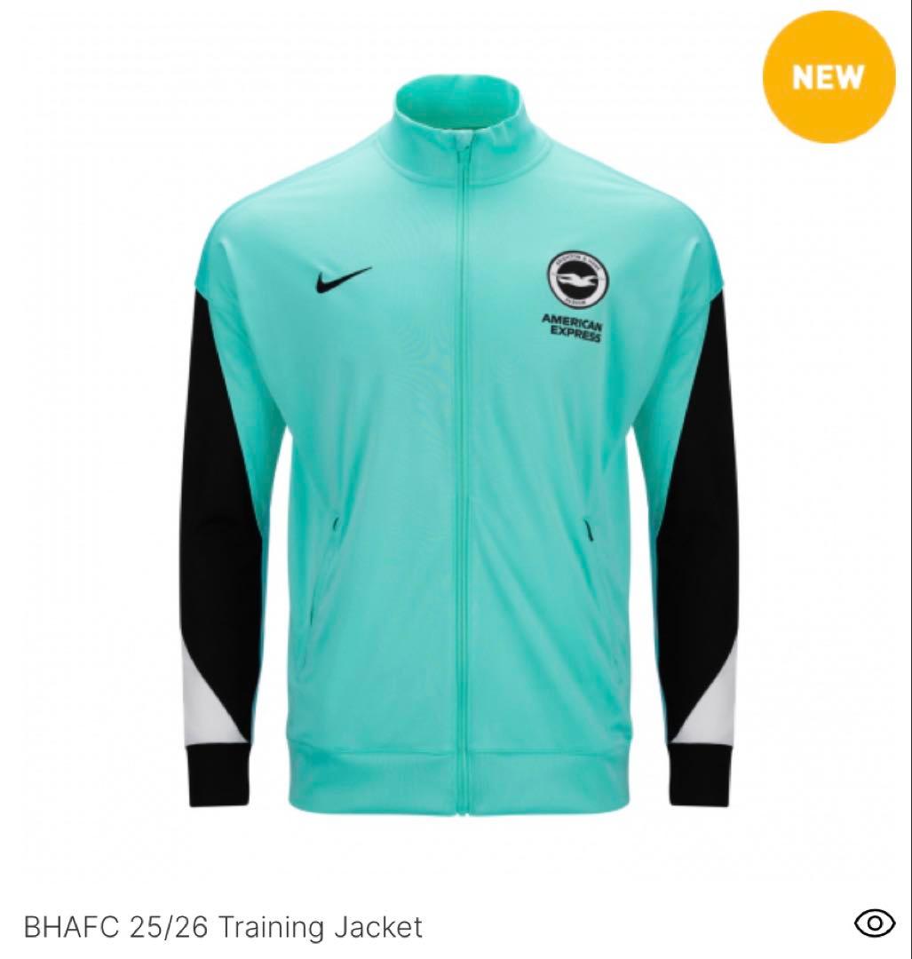 新シーズン　ブライトン25/26 トレーニングジャケット
