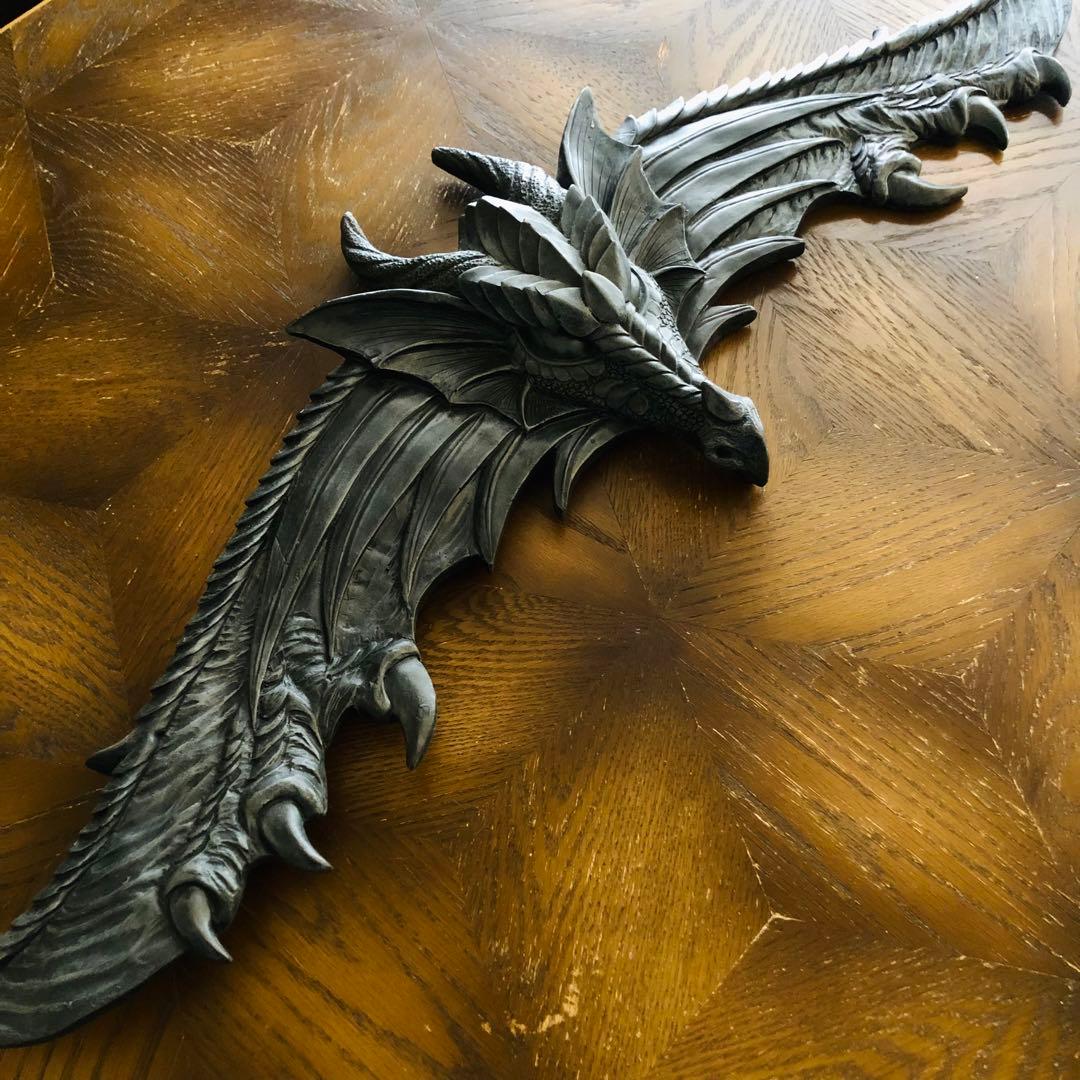 ドラゴン　壁掛け　オブジェ　大型　インテリア　龍　店舗装飾