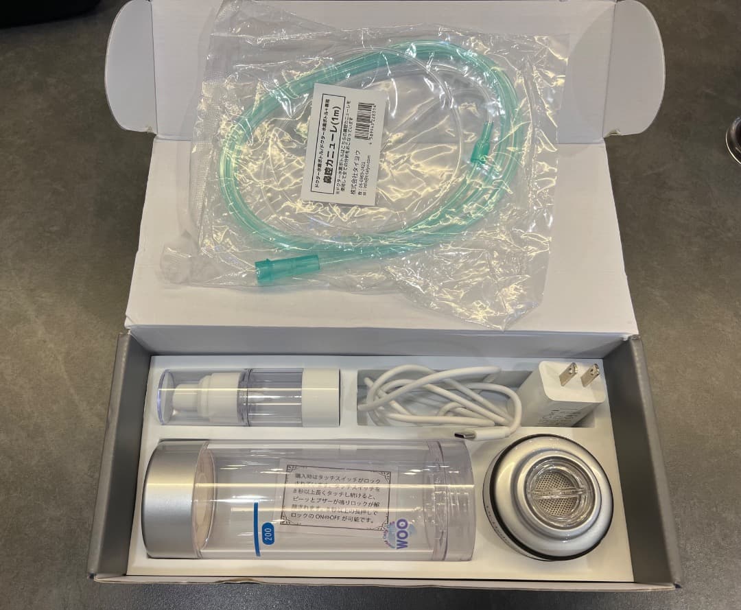 Dr. Hydrogen Bottle ドクター水素ボトル カニューレ付