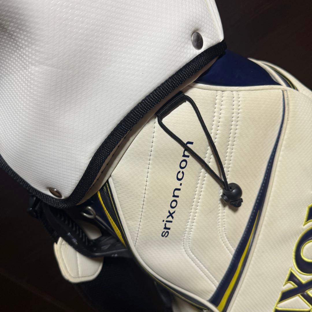 Srixon キャディバッグ ゴルフバッグ ホワイト/ブルー