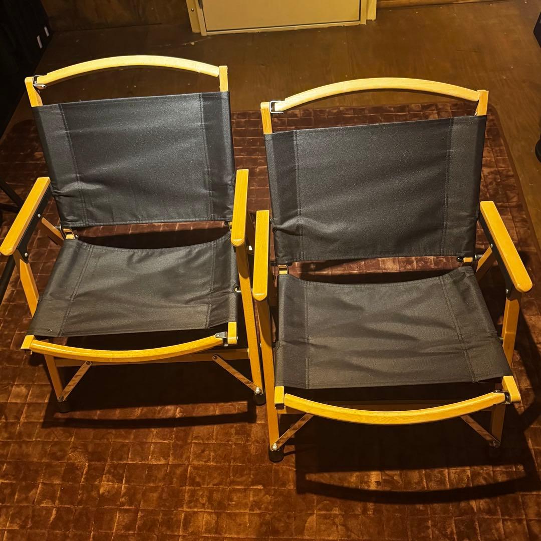 【Hilander】ウッドチェア　2脚