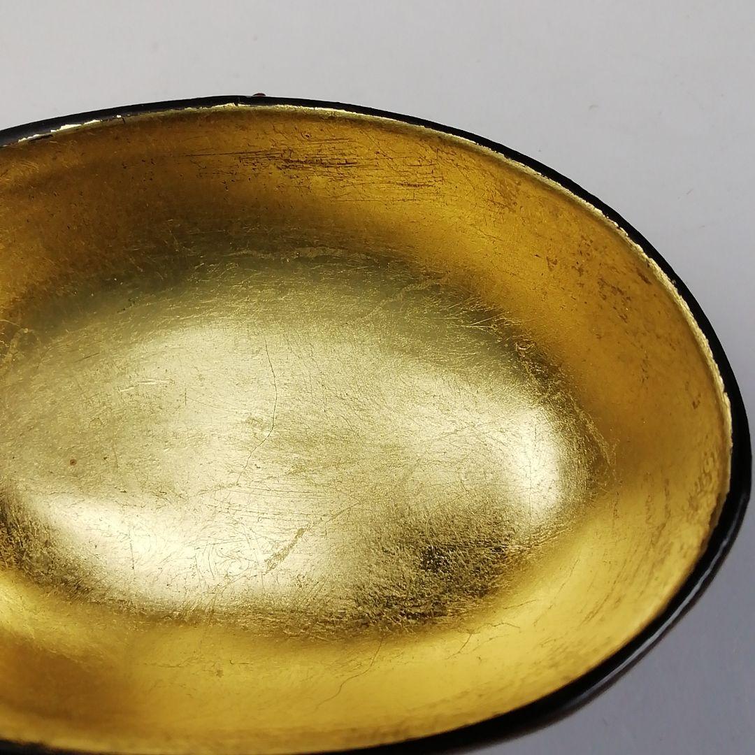 Ｔ７４８　香合　『乾漆　栗香合』『粒俵 作』　共箱　茶道具