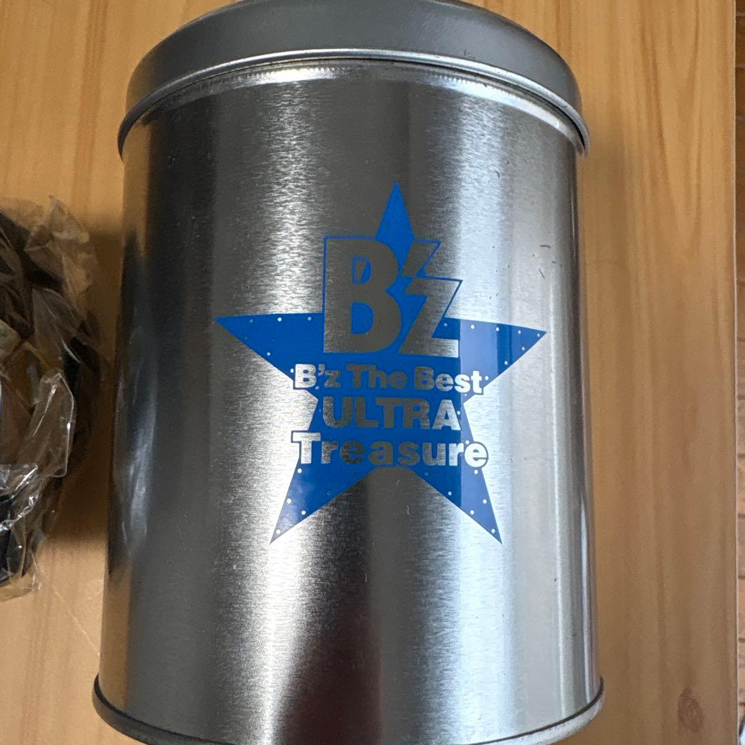 （非売品）B'z 二十周年記念の 缶とTシャツ　Mサイズ　ブラック ビーズ BZ