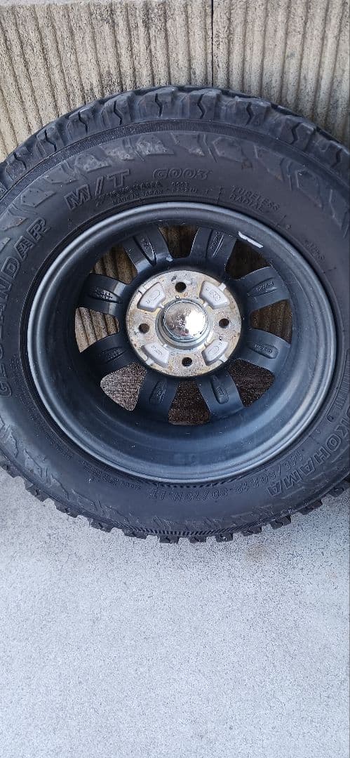 145/80-12インチアルミホイール　タイヤ2セット　軽トラ軽貨物対応タイヤ②