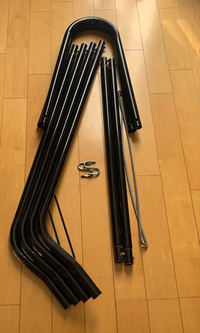 CAPTAIN STAG　自立式　ハンモック ホワイト　セット　室内使用　収納袋