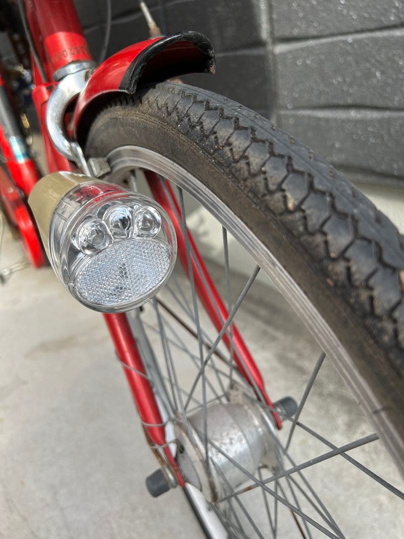 【子ども乗せ・点検済】３人乗り鍵付き自転車 ２６インチ　変速ギア　後輪　新品