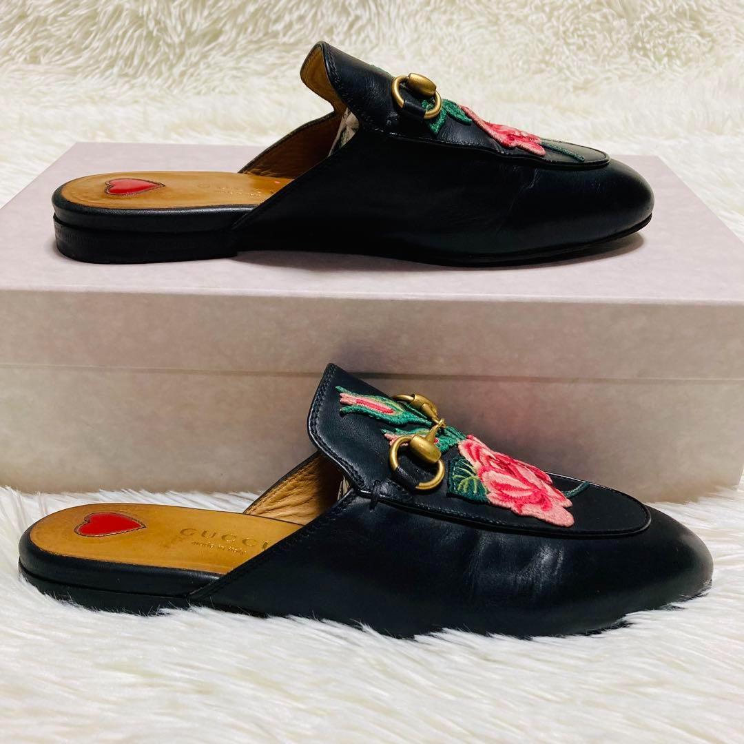 グッチ ホースビット レザー ミュール プリンスタウン 35 T25051003