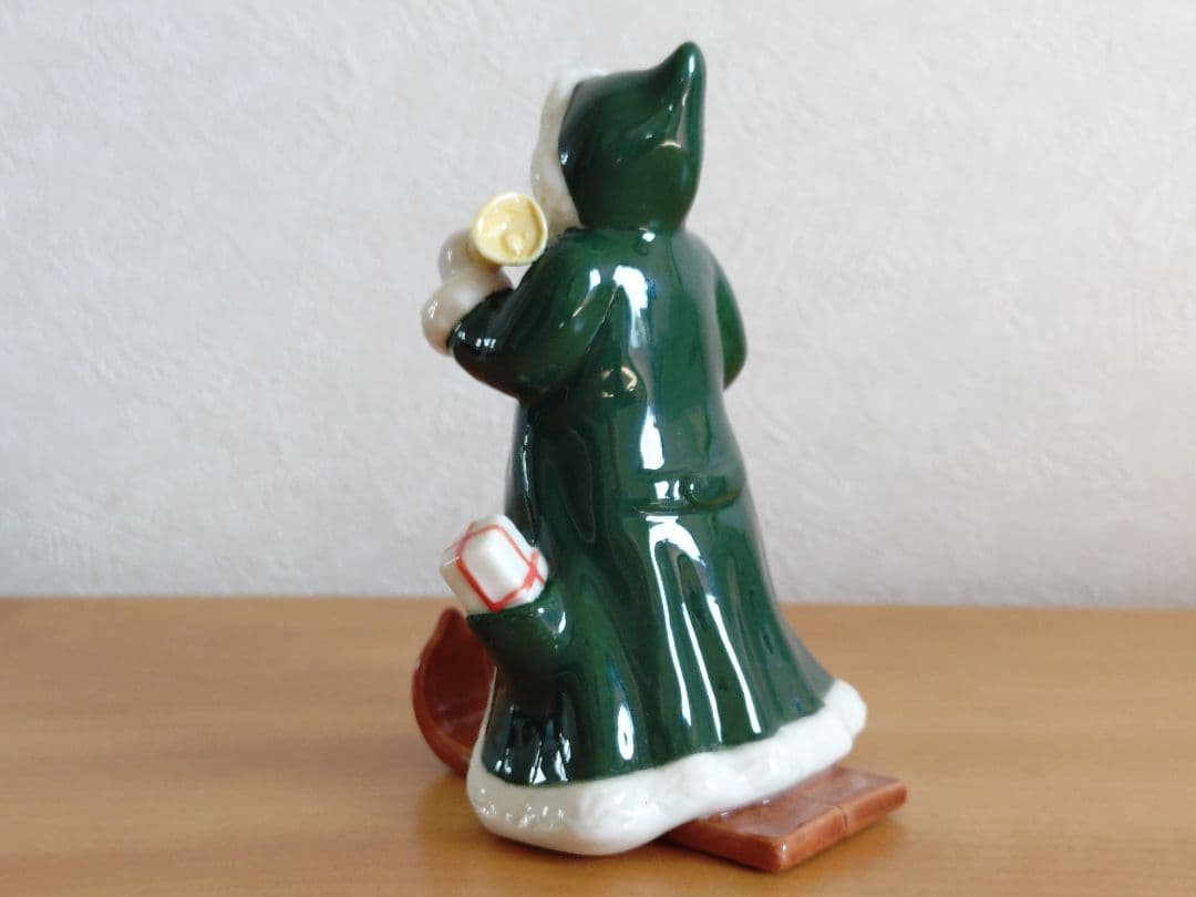 【マミー】【希少/限定品】ロイヤルコペンハーゲン グリーンサンタ