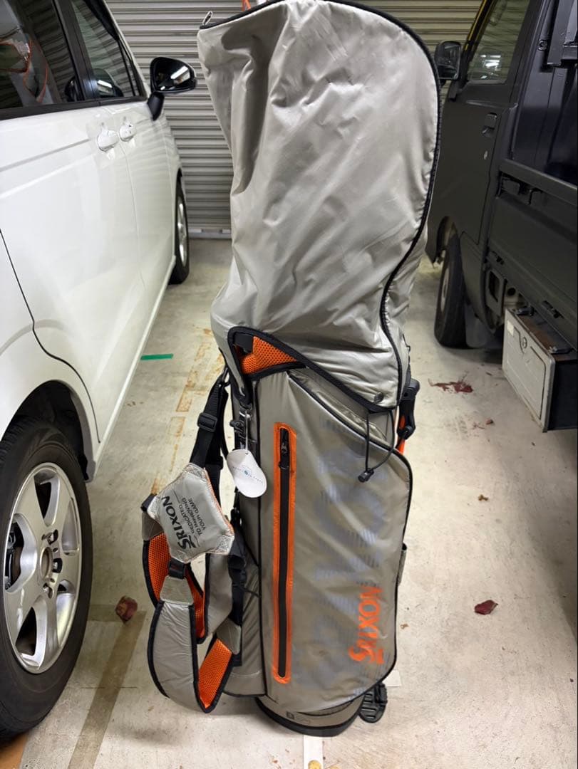 Srixon スタンドゴルフバッグ グレー/オレンジ　セット