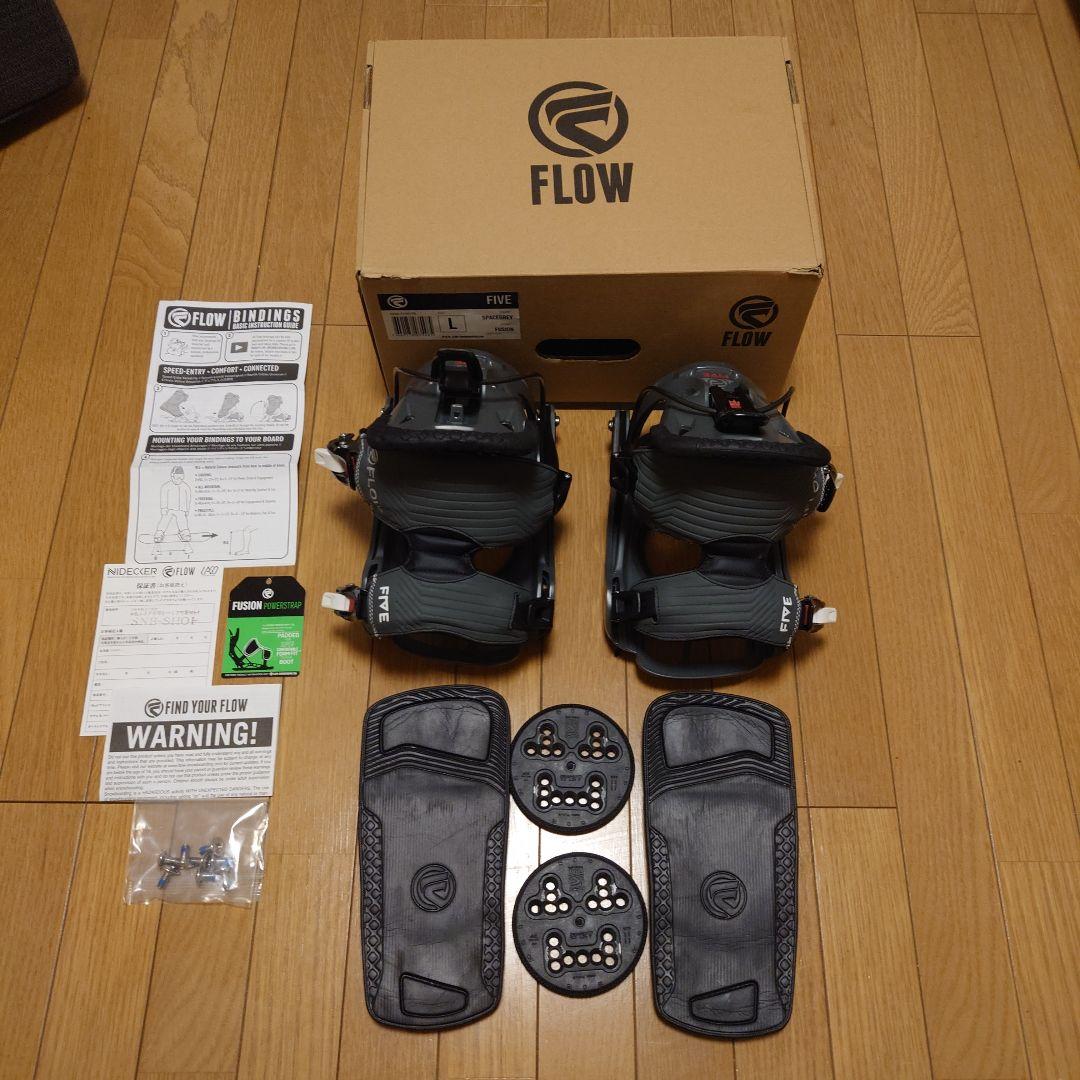 FLOW FIVE スノーボードバインディング ブラック