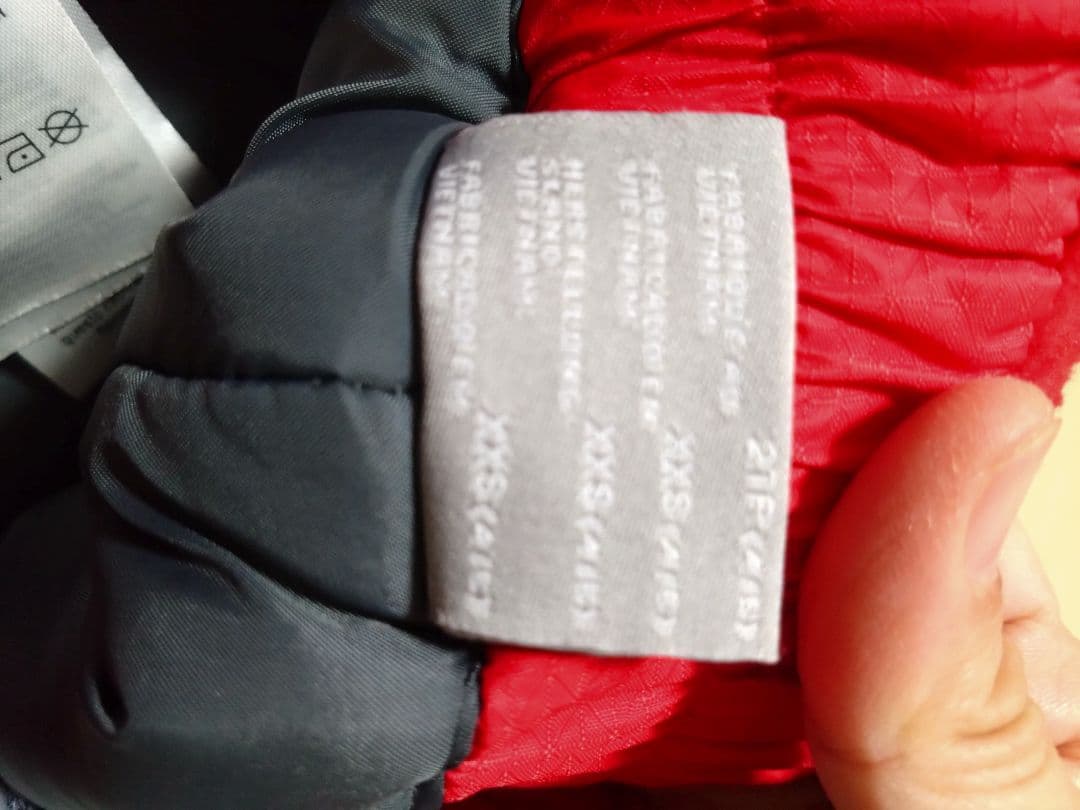 Columbia 子ども用スキーウェア レッド　グレーXXS110リバーシブル