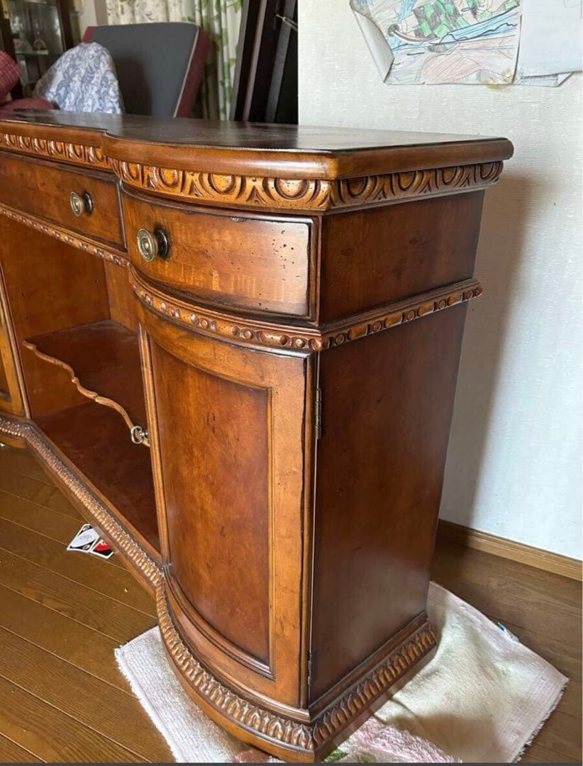 アメリカセンチュリー家具　サイドボード　キャビネット　本棚　デスク100キロ前後