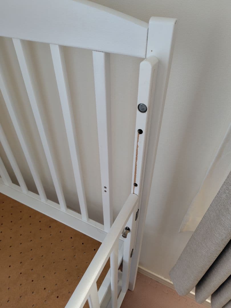 Katoji ハイタイプツーオープンベビーベッド　レギュラーサイズ