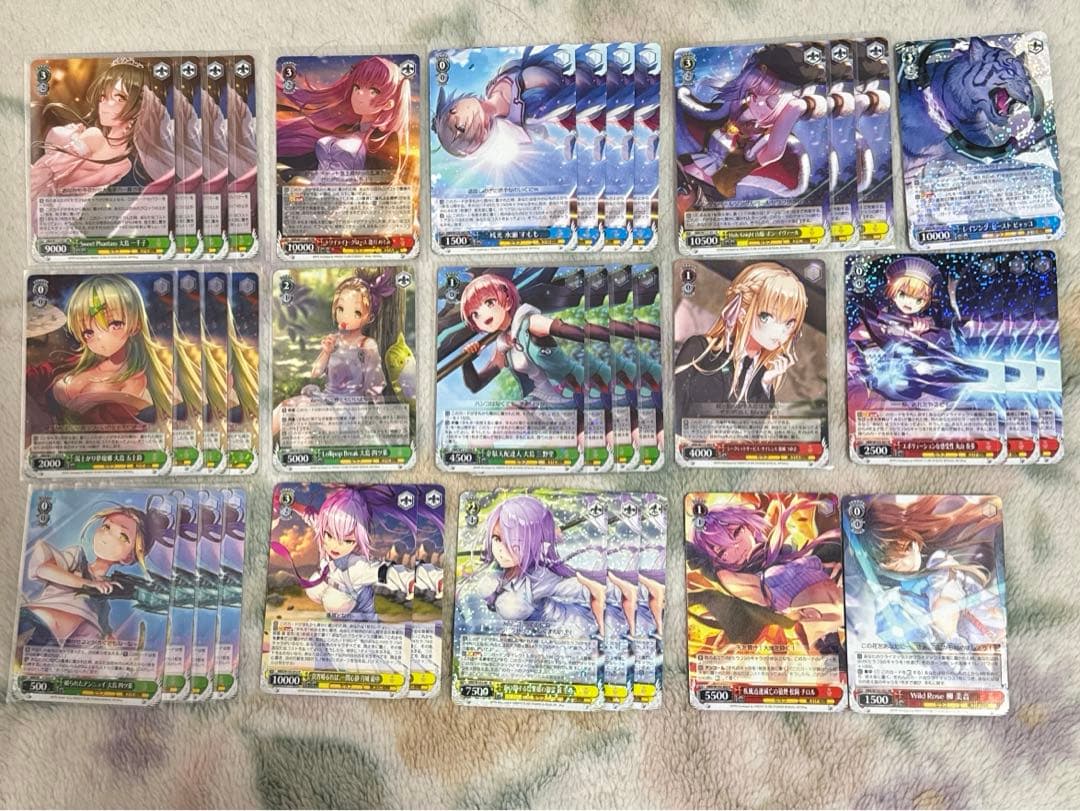 ヴァイスシュヴァルツ　ヘブンバーンズレッド　8枝デッキ+デッキパーツ