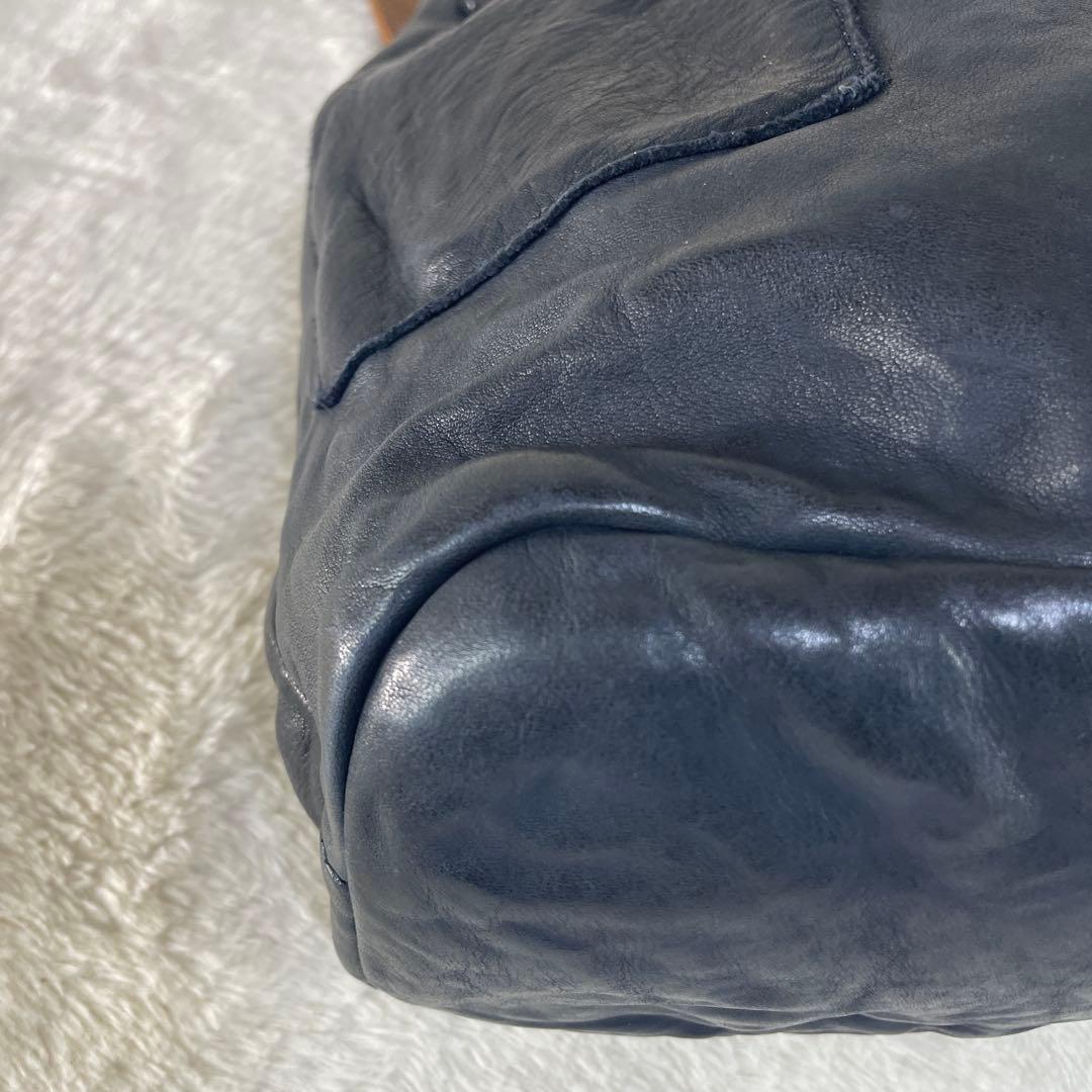 【美品】 MARVELETS マーベレッツ レザー ハンドバッグ ブラック