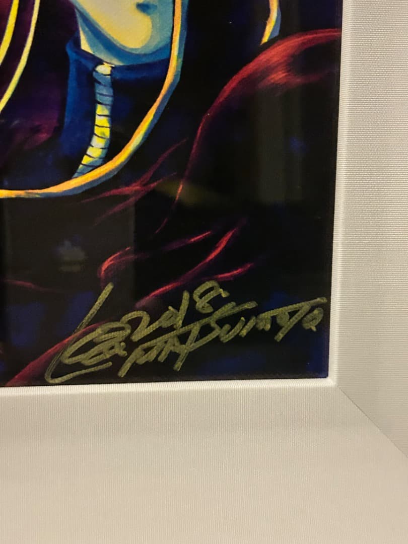 松本零士銀河鉄道999メーテルレジェンドVoyage直筆サイン　版画ピエゾグラフ