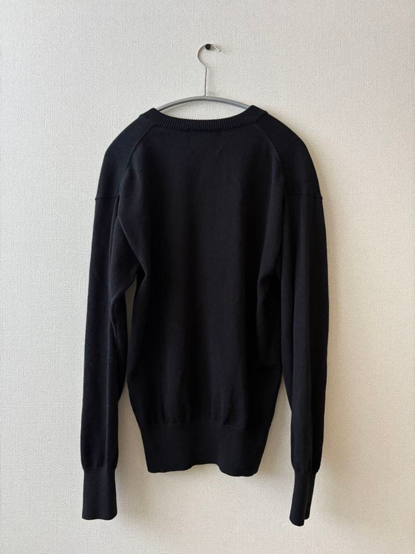 トップス KAIKO SUPIMA V NECK SWEATER \"BLACK\" 1