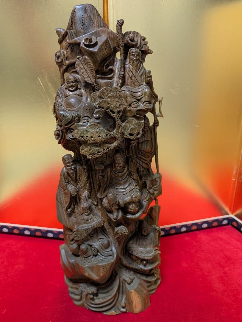 美術品 彫刻 木彫り 七福神