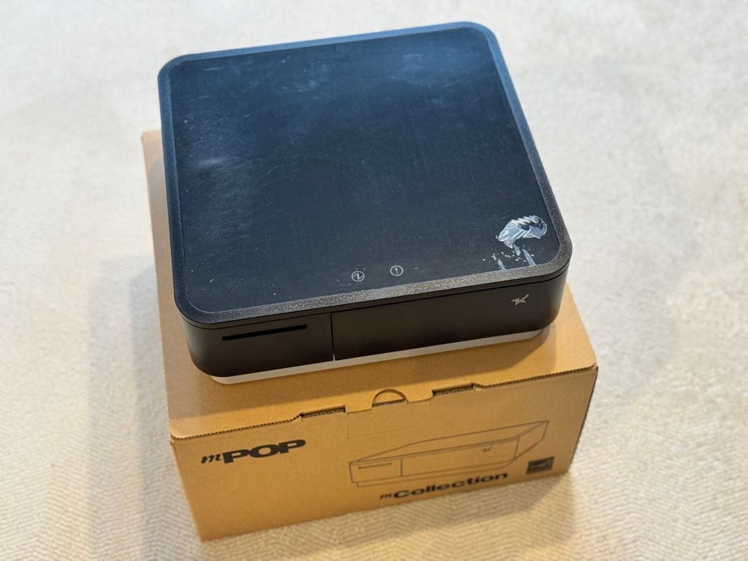 【値下げ済み】スター精密 Bluetoothモデル　mPOP10 黒 エアレジ