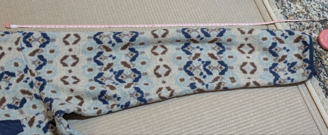 ぴ*ざ様 【L】patagonia フリース スナップT 柄　スノー