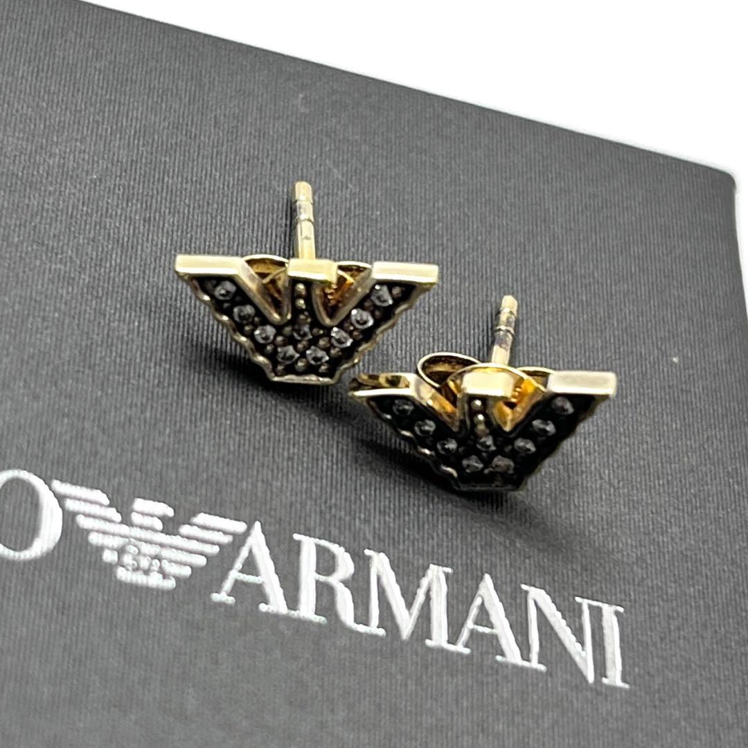 【ケエユ】EMPORIO ARMANI アルマーニ ピアス シルバー925