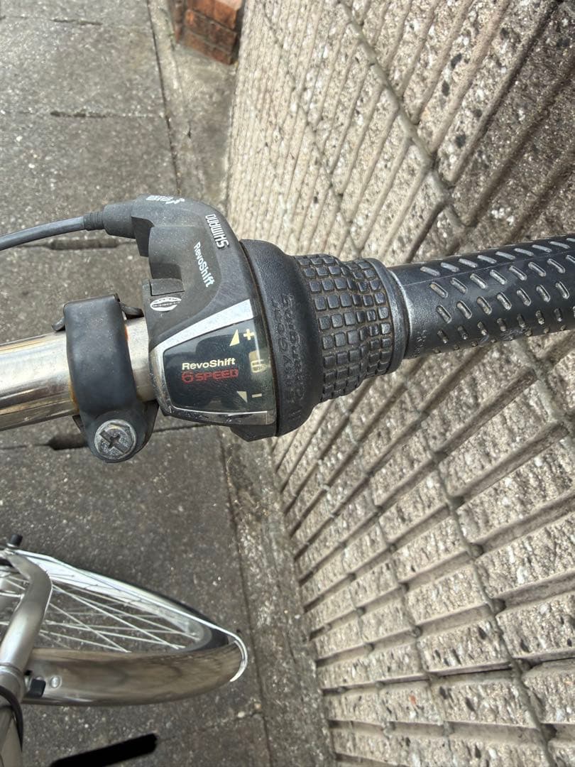 ママチャリ　27インチ　中古　6段ギア　引き取り限定