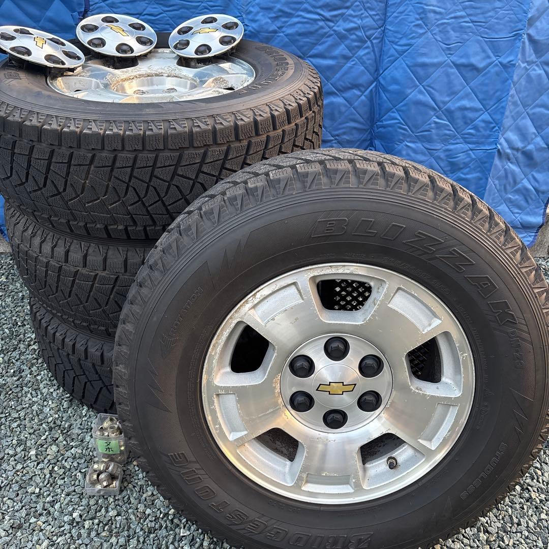 ⭐︎送料込み⭐︎【シボレー純正】17インチホイール・スタッドレスタイヤ4本セット