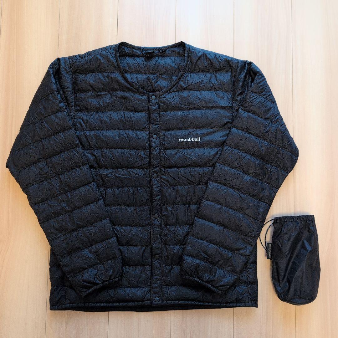 montbell Mサイズ Men's BK ラウンドネックダウンジャケット