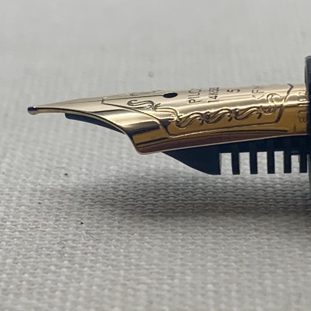 パイロット カスタム74 万年筆14K FM 中細字 2002年製　ブラック