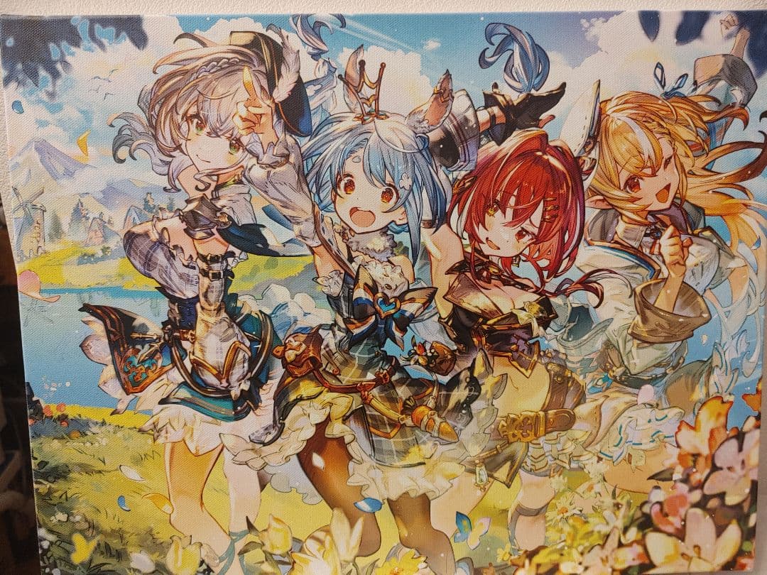 ホロライブ　三期生　キャンバスアート